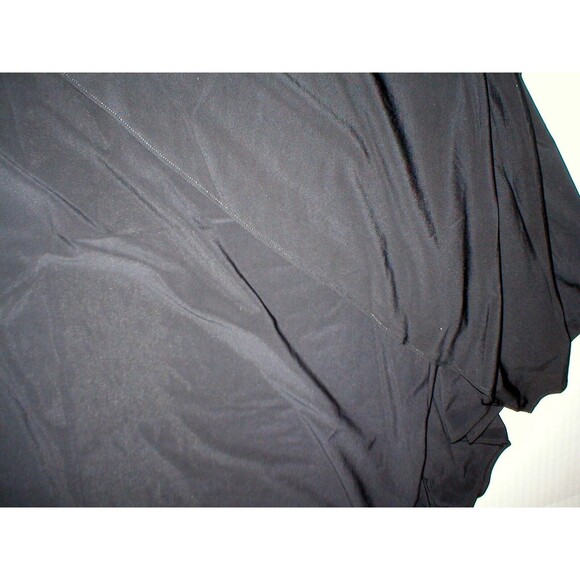 NWT New Designer Josie Natori Top Tank S Tiered Black Layered Womens Sleeveless - Picture 6 of 6